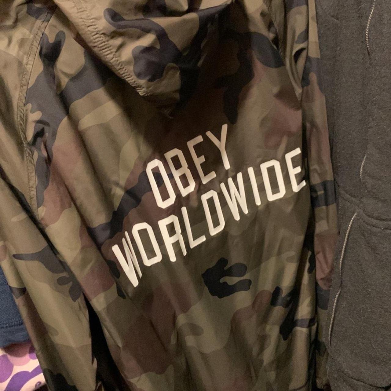 Camo obey windbreaker best sale