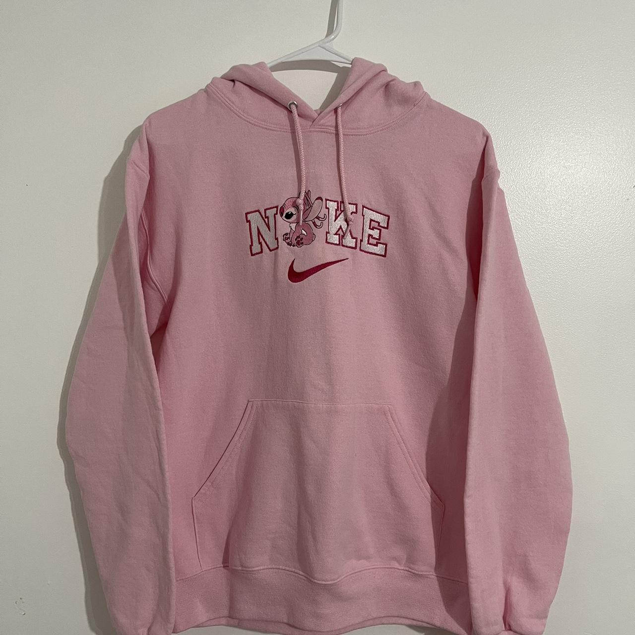 Light pink nike outlet sweatshirt