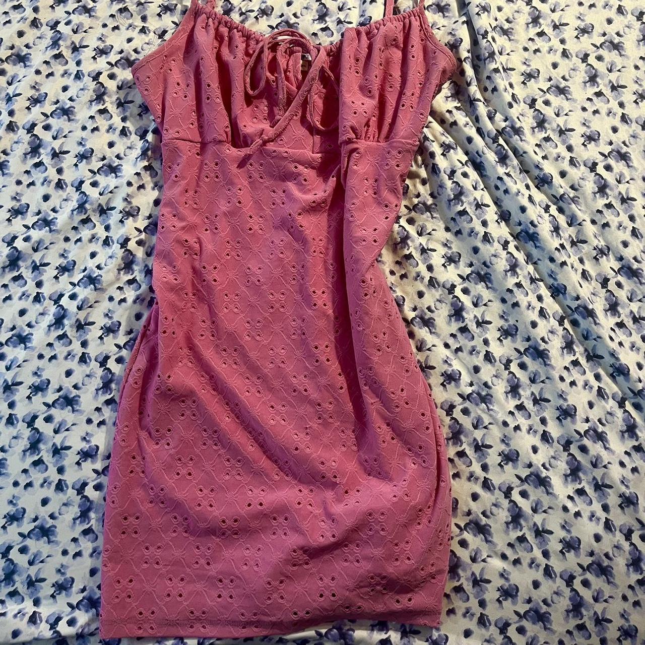 Pink barbie mini dress cute barbie summer dress... - Depop