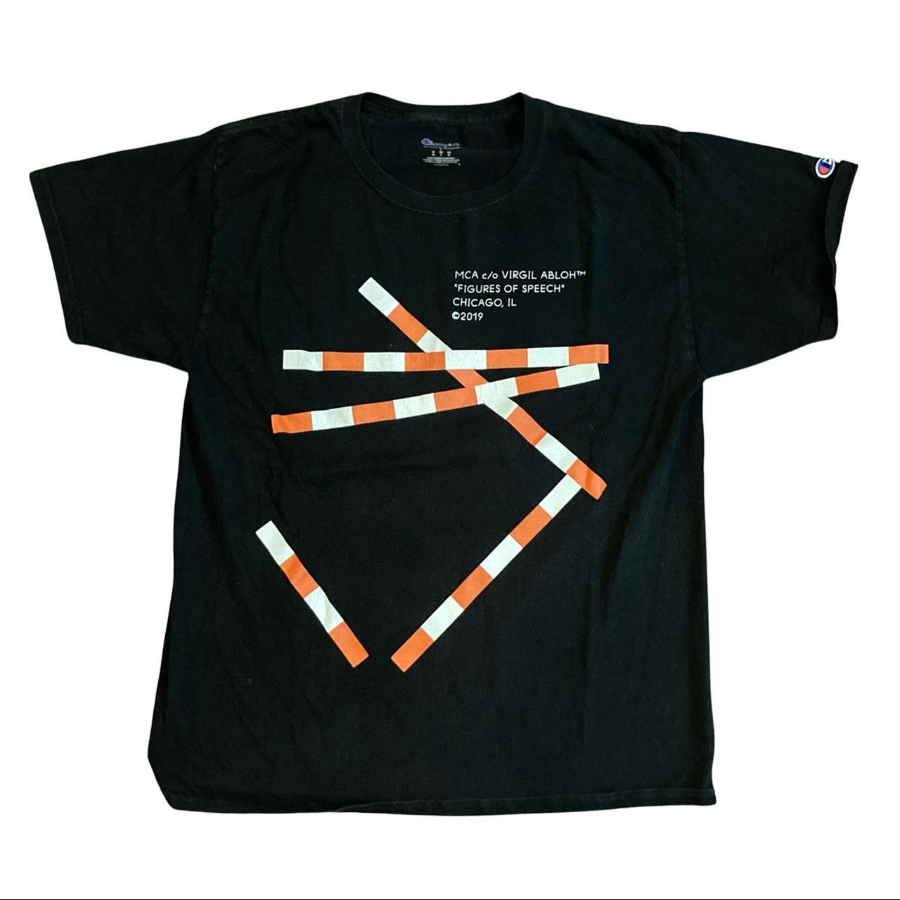 Virgil Abloh MCA Figures of Speech Lines Tee White