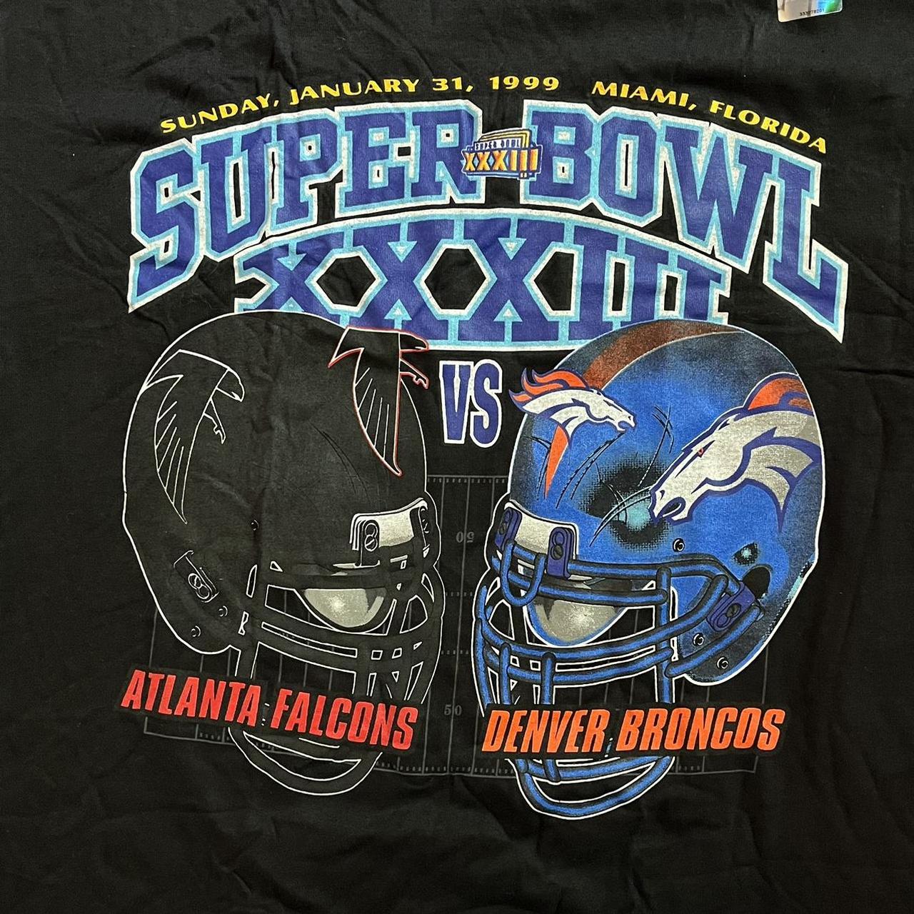 Vintage 1999 Super Bowl XXXIII Atlanta Falcons Vs. - Depop