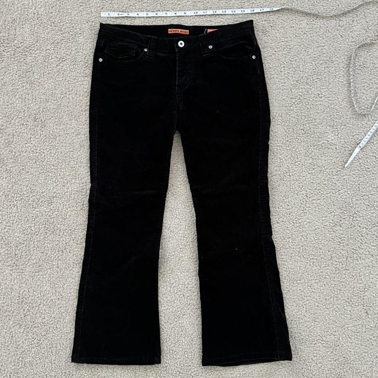 Tricot Black Denim Bell Bottoms Size 11/29 Has raw - Depop