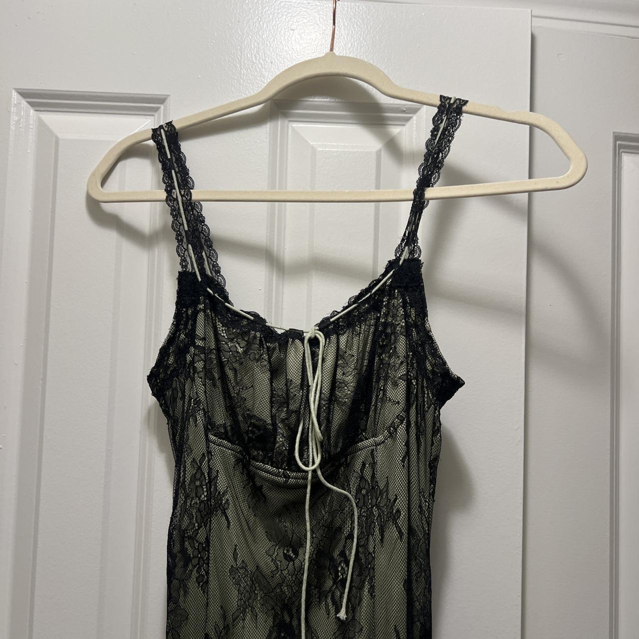 green midi lace Cider dress / size S (i think) and... Depop