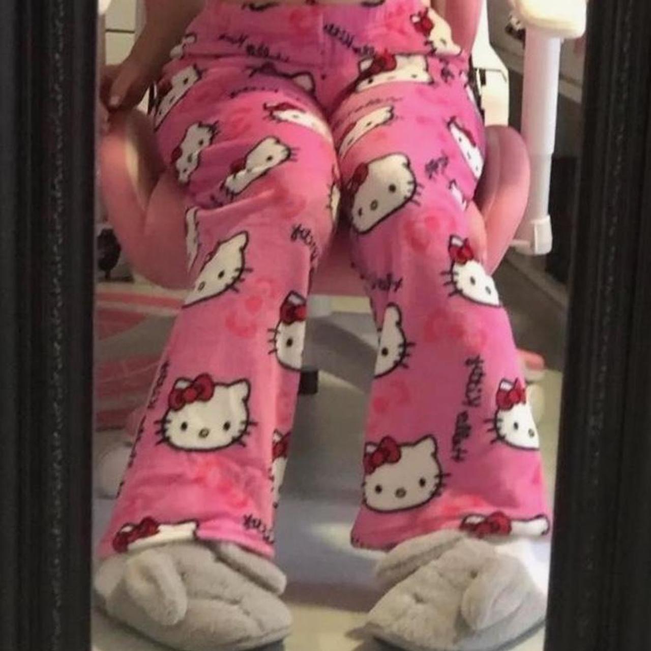 Hello kitty Sanrio pajama pants #sweatpants... - Depop