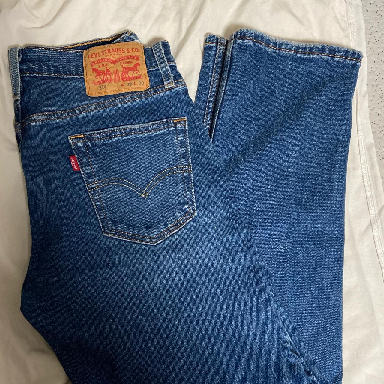 Levi jeans, straight leg Size W29 L30 Great... - Depop