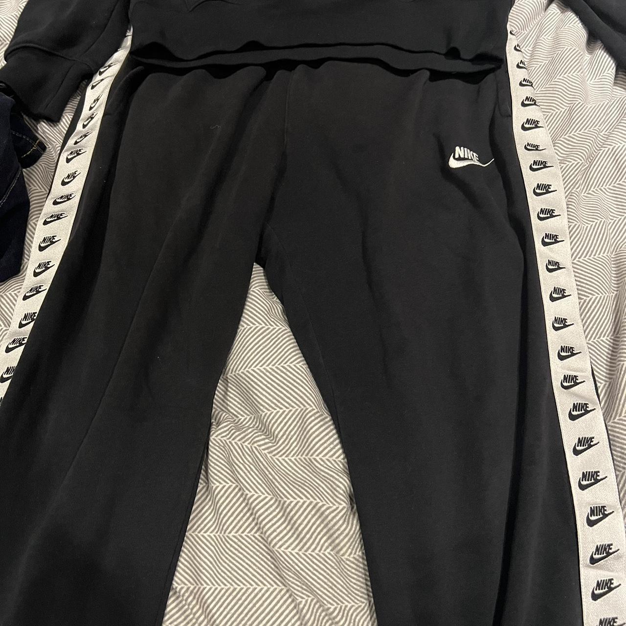 Black and 2025 white nike jumpsuit