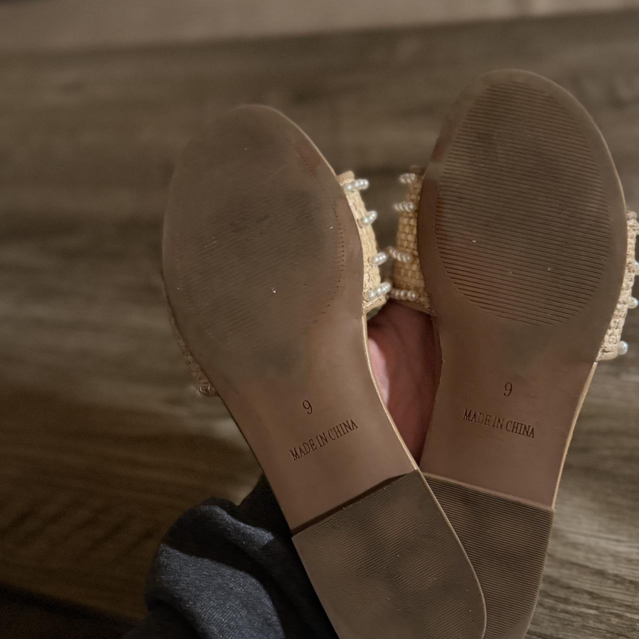 J.Crew Women's Slides - Tan/Cream - US 9 – Tan an… - image 3