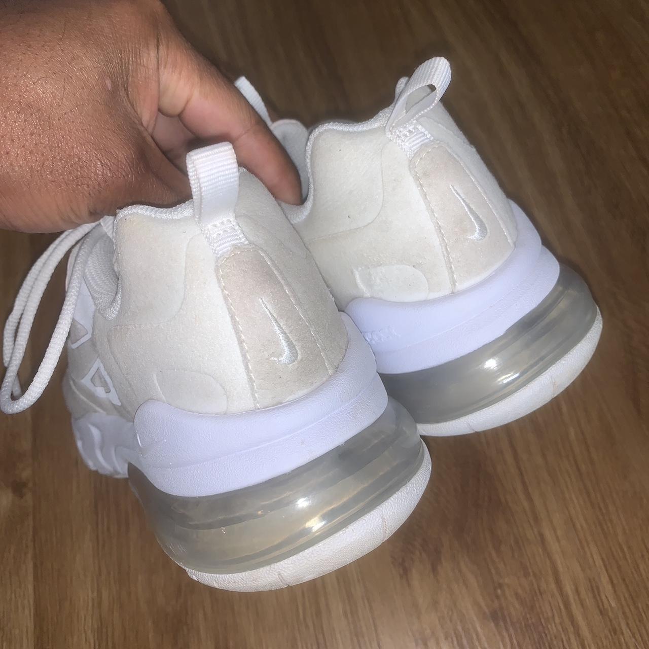 triple white air max 270 react