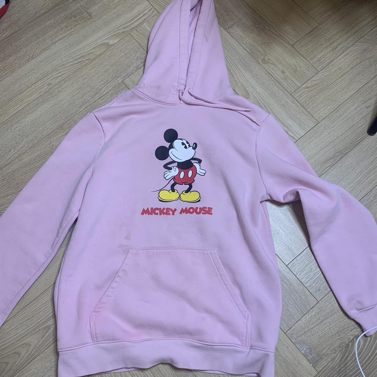 Pink mickey hoodie online