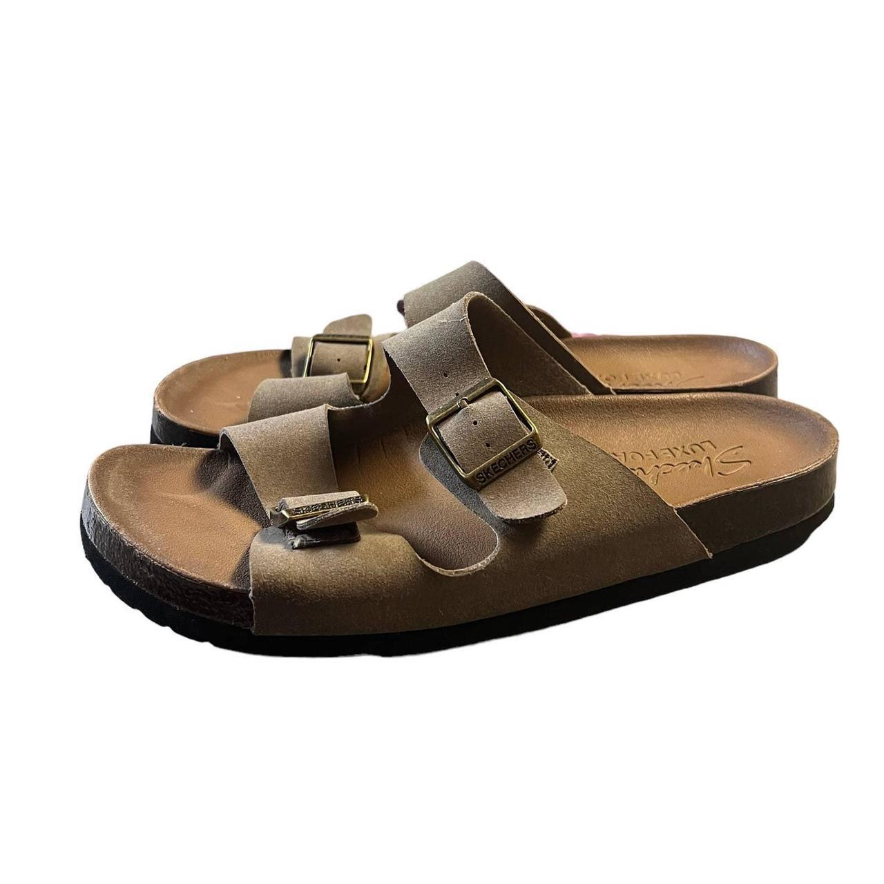 Skechers double hot sale strap sandal