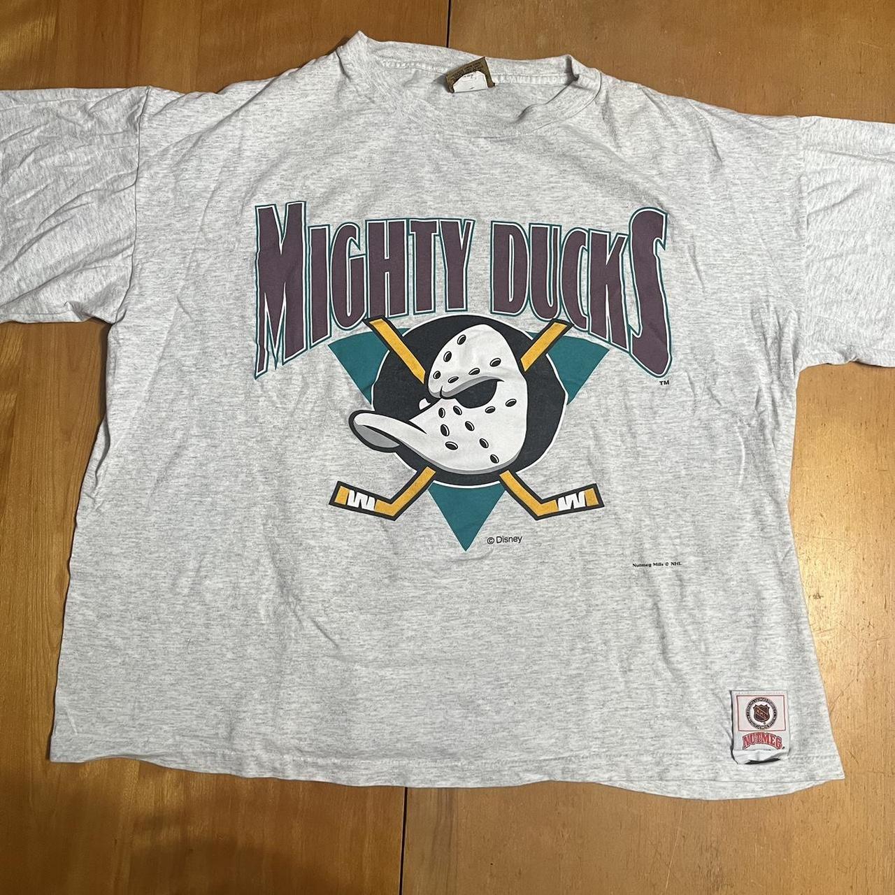 Mighty Ducks Vintage Disney T-shirt #Mightyducks... - Depop