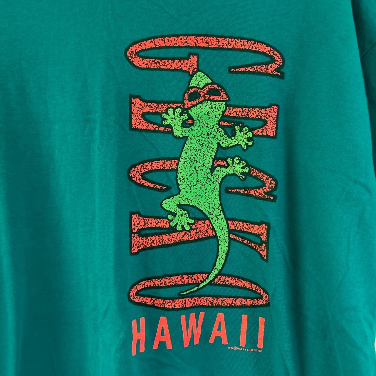 Vintage 1992 Gecko Hawaii Teal XL Tee #vintage...