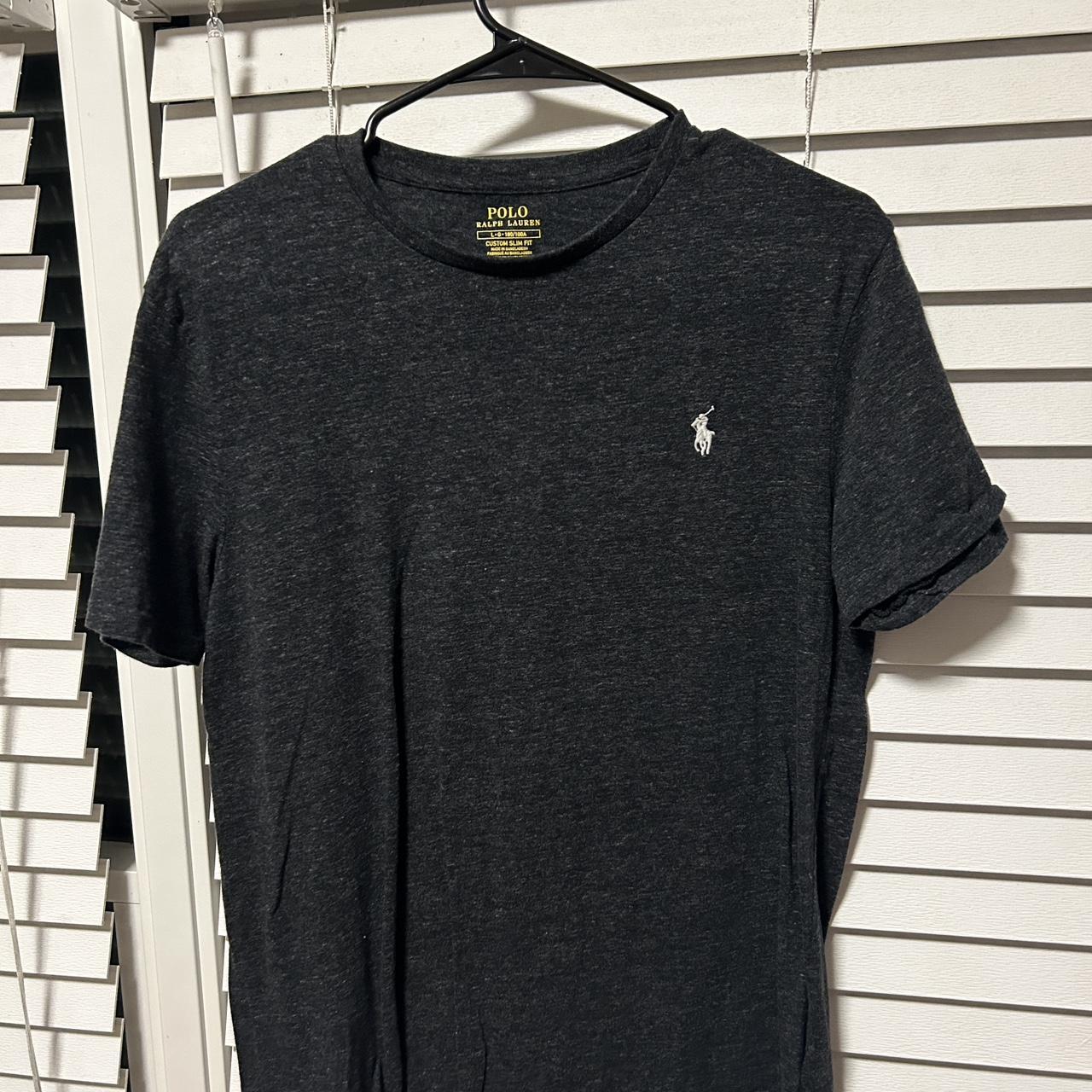 Grey Polo shirt Amazing condition Worn twice - Depop