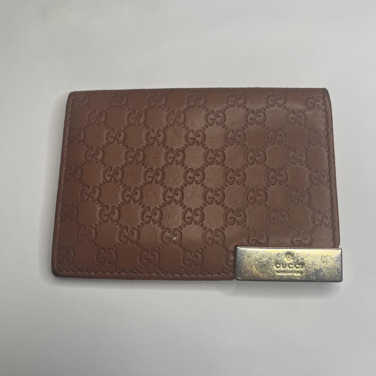 Gucci card wallet 1970's style with bee Authentic - Depop