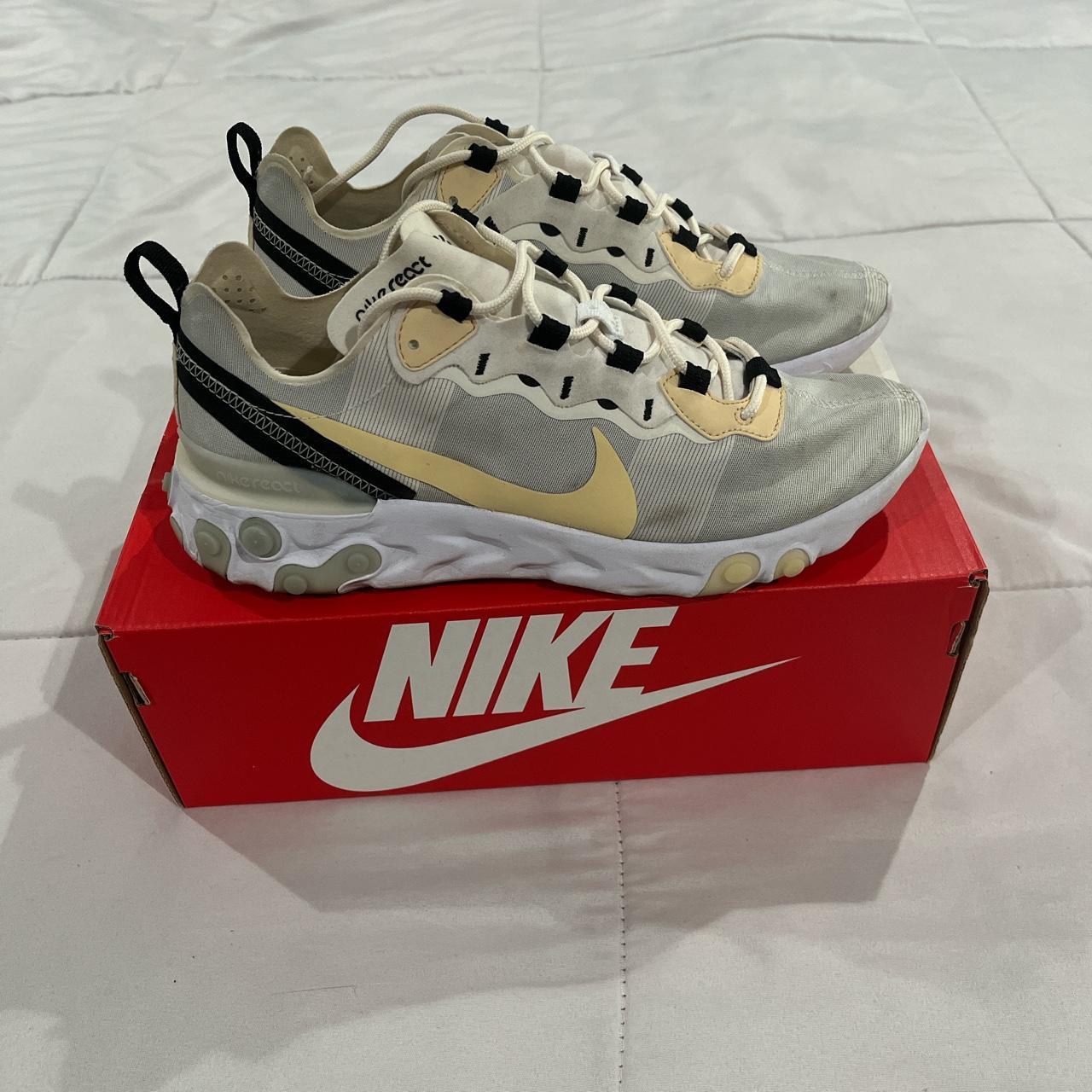 react element 55 white pale vanilla black