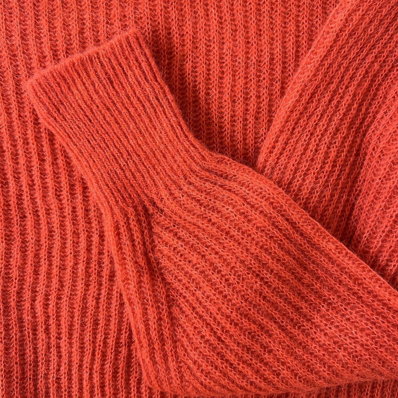 Women's Red and Orange Jumper | Depop