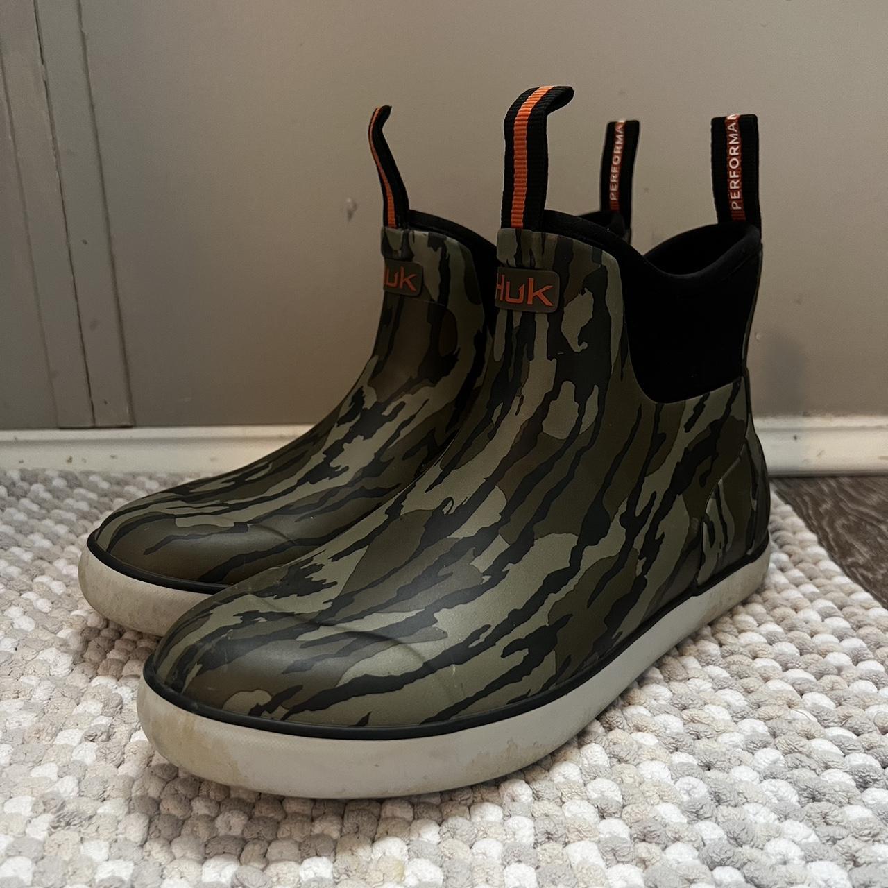 huk boots huk rogue wave mossyoak bottomland camo... Depop