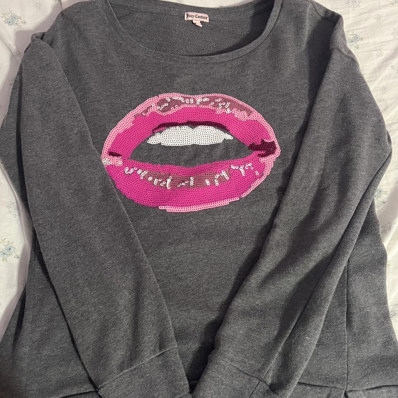 Juicy couture lipstick outlet sweatshirt