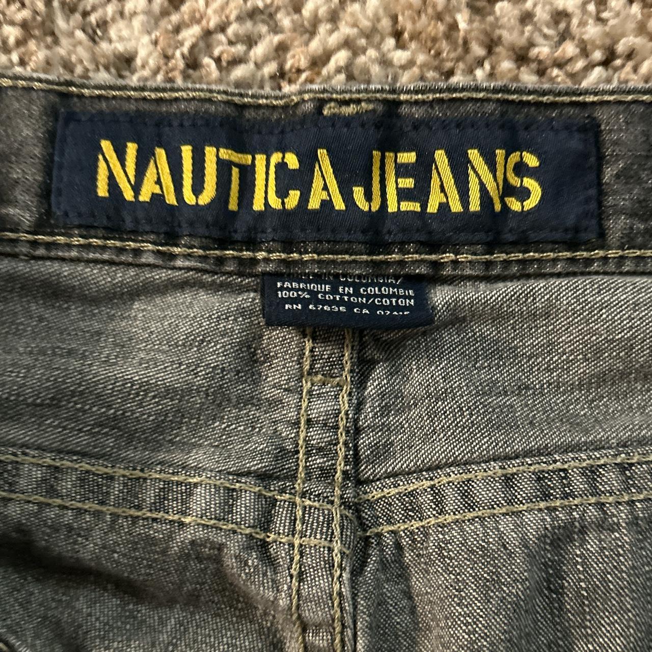 Nautica Men's Black and Grey Jeans (3)