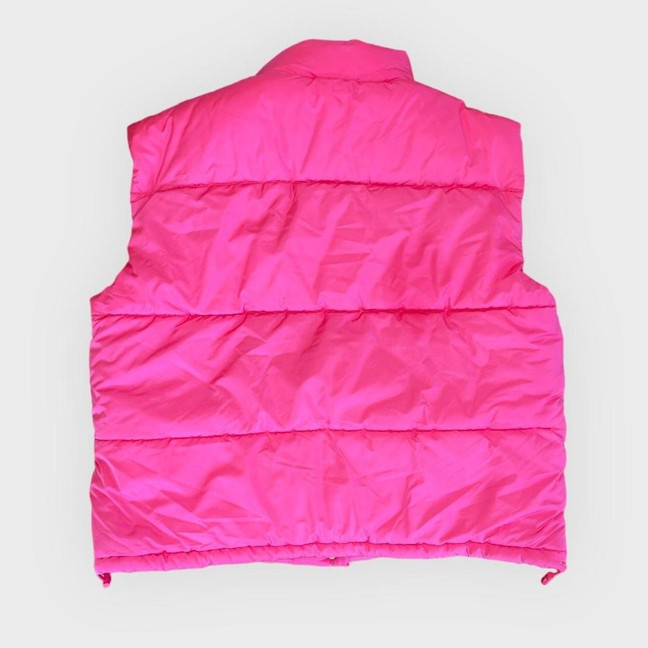 Women’s Hot Pink Puffer Vest L Enjoy! 🌞 Message me... - Depop