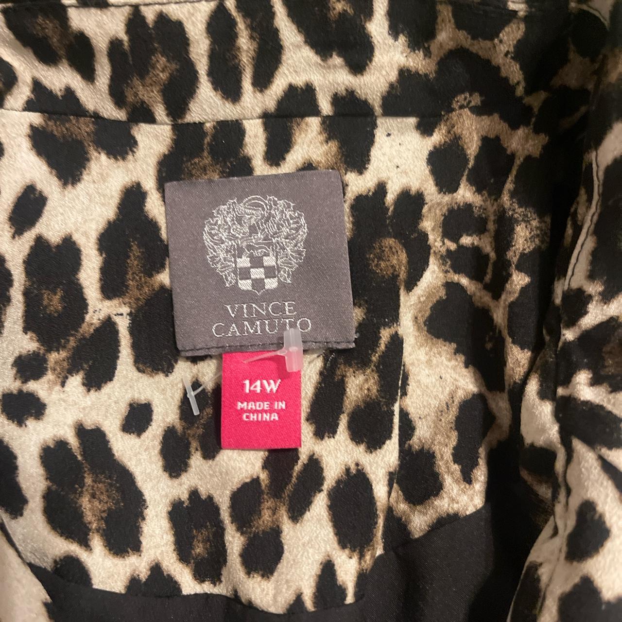 Vince camuto clearance leopard jacket