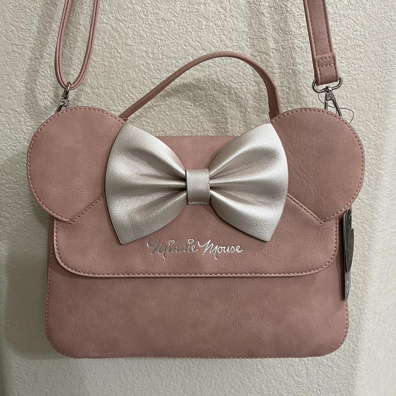 Loungefly x Minnie Ears Bow Pink Crossbody Bag