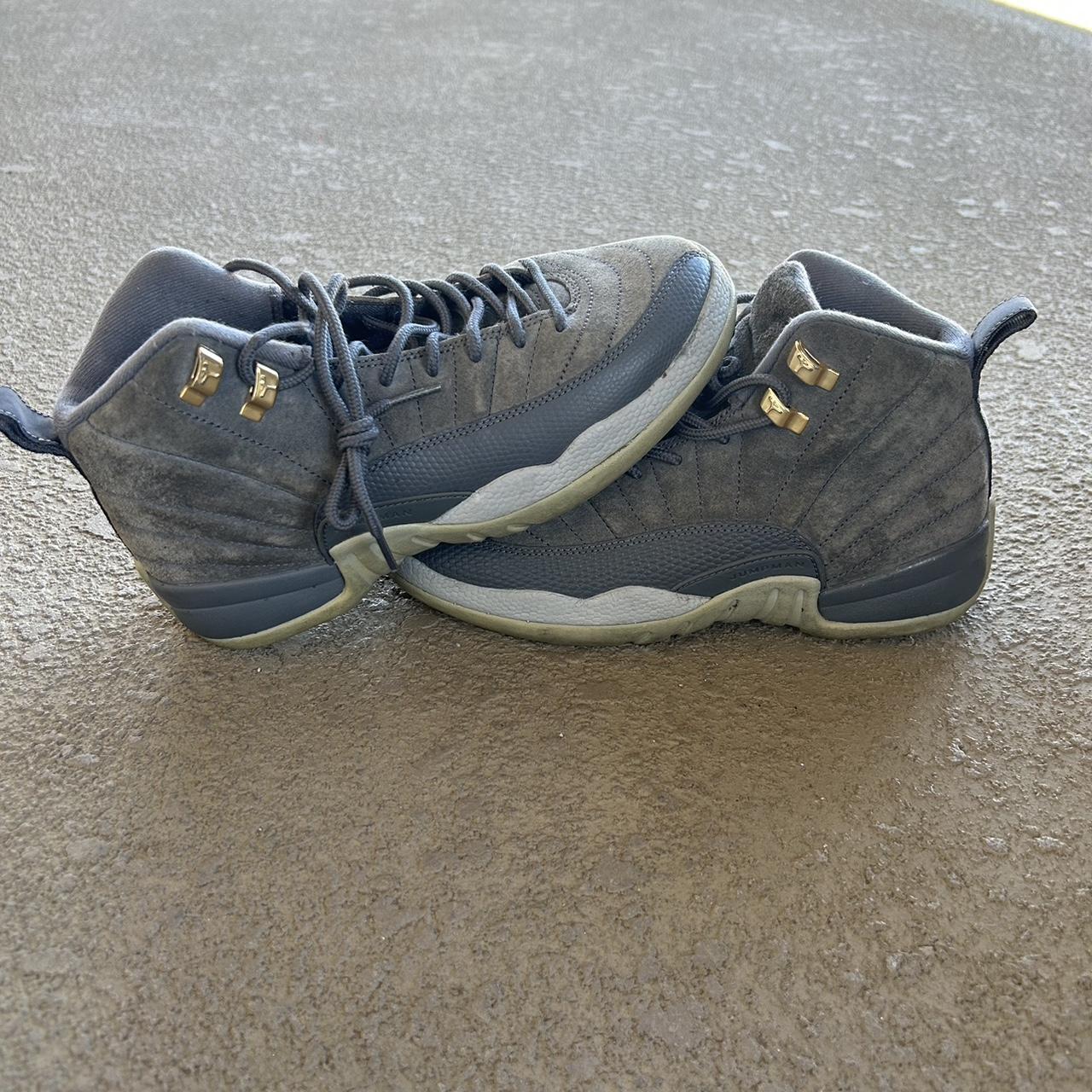 Wolf Grey Jordan 12 -size 6y in boys #jordan... - Depop