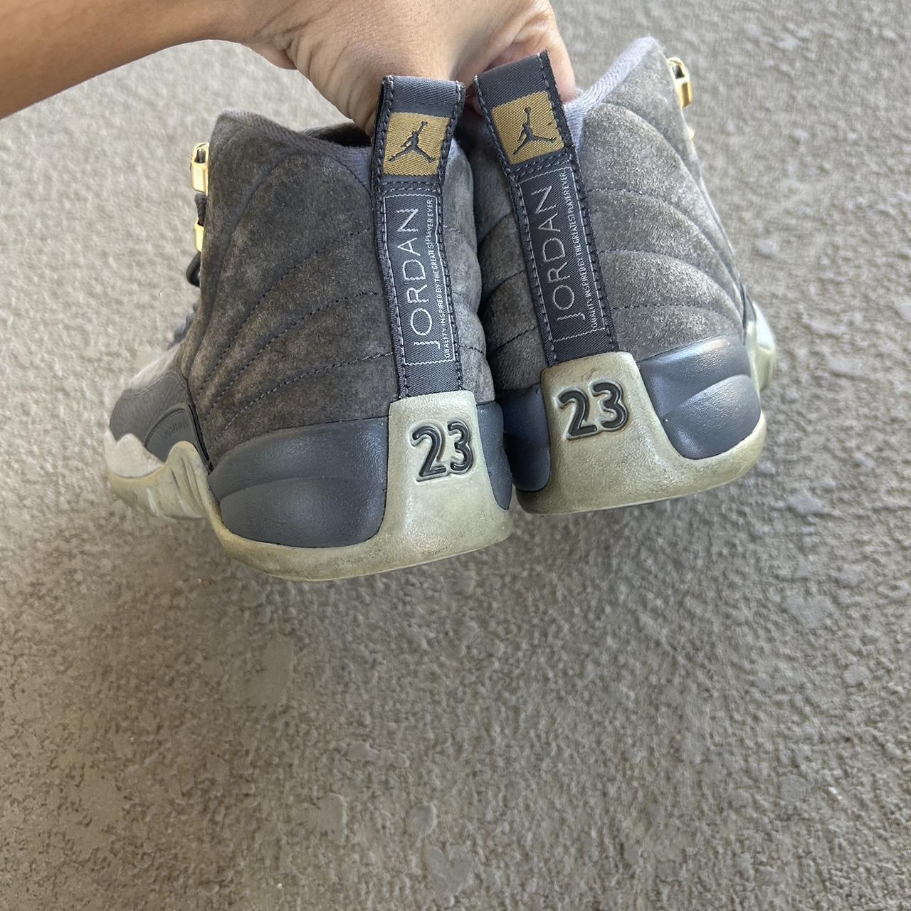 Wolf Grey Jordan 12 -size 6y in boys #jordan... - Depop