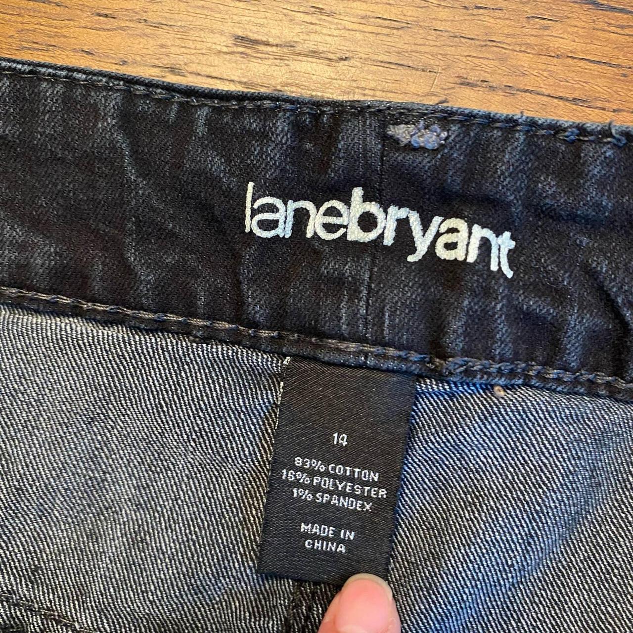 Lane Bryant Sequin Embroidered Pocket Jeans Faded - Depop