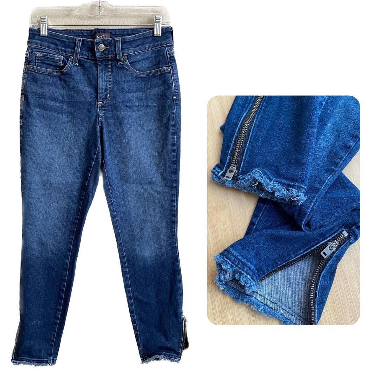 Nydj best sale distressed jeans