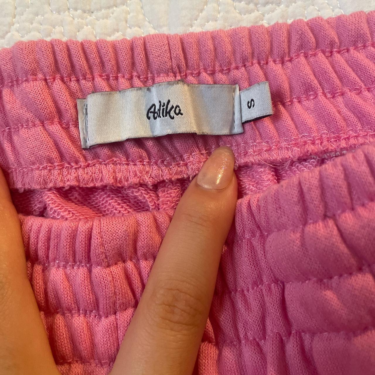 ADIKA PINK SWEAT/CARGO PANTS a little worn out on... - Depop