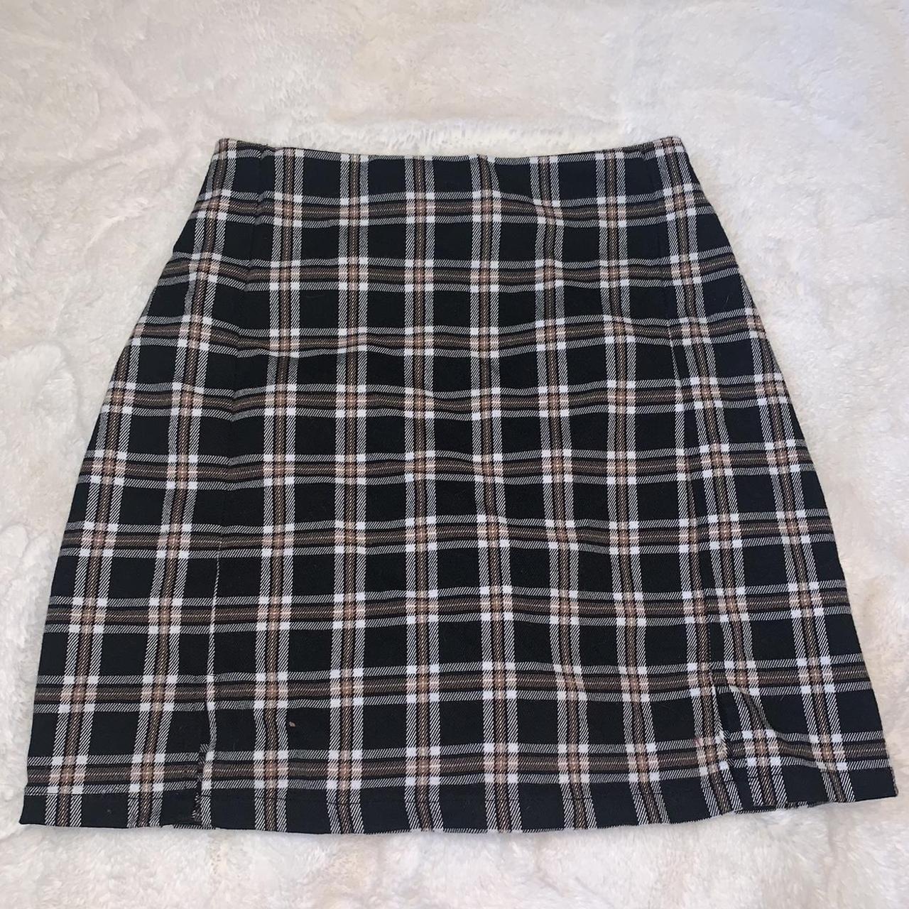 Brandy Melville Plaid Mini Skirt #brandymelville... - Depop