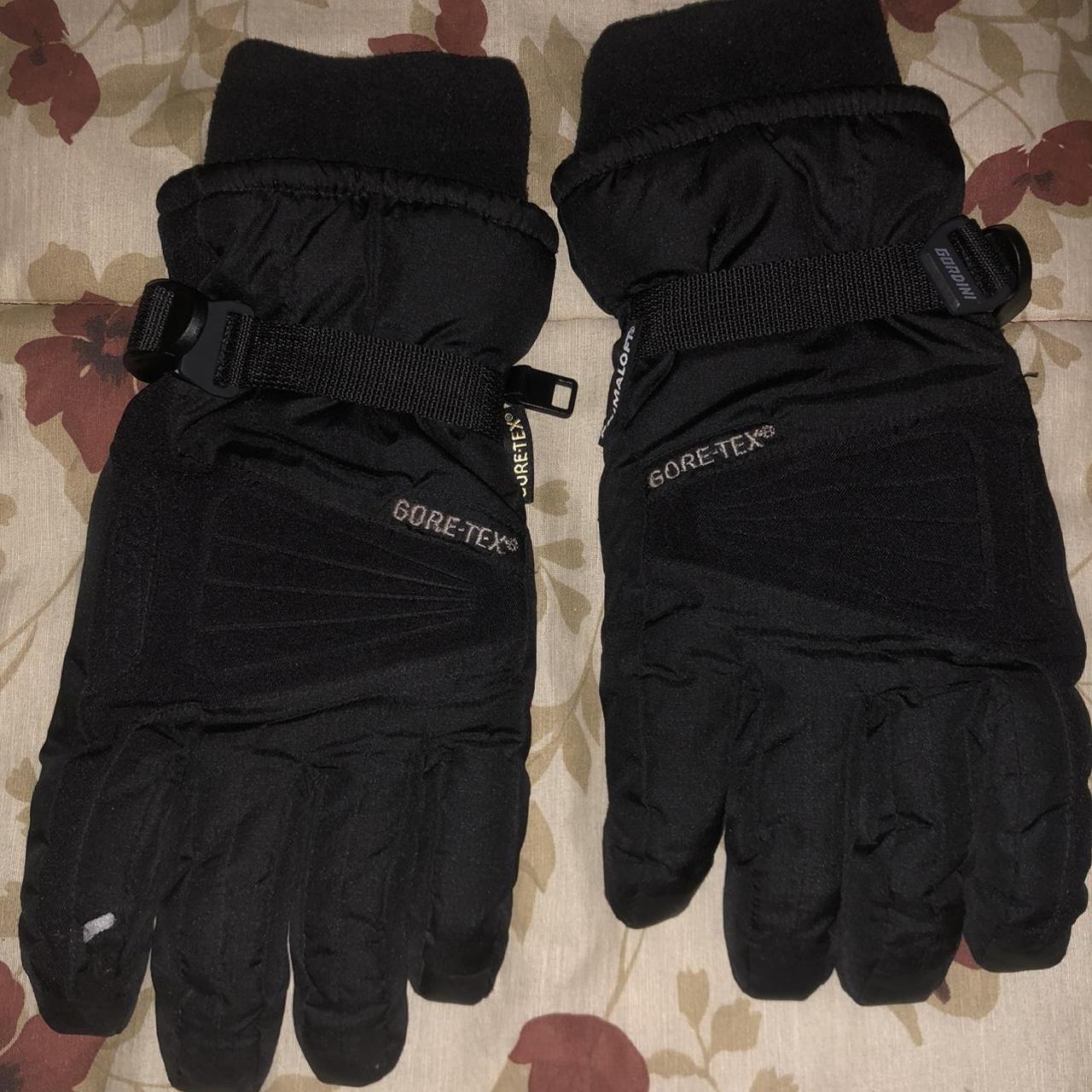 Thick black winter gloves Gore-Tex Great condition... - Depop