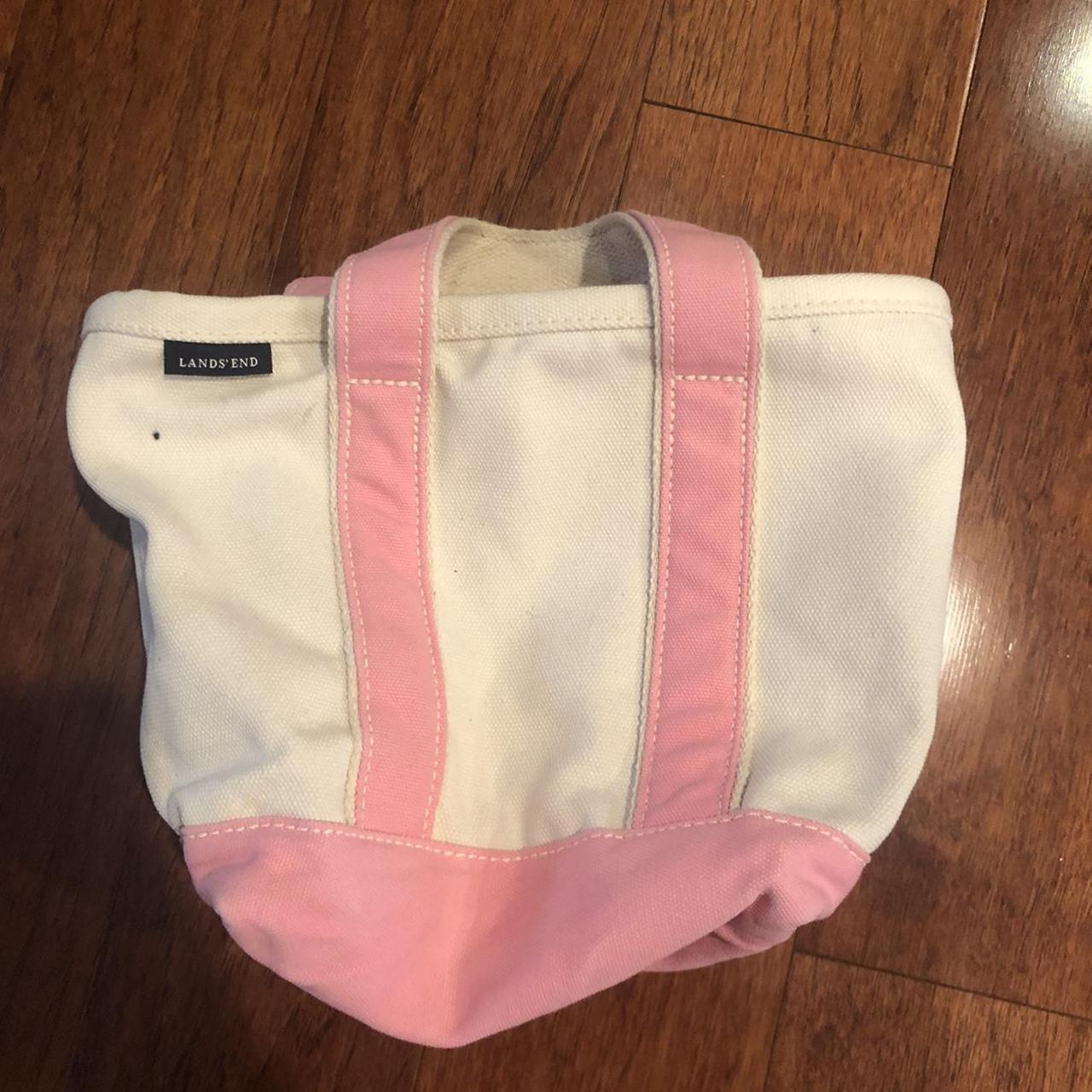 Mini lands end canvas bag Bubblegum pink detailing... Depop