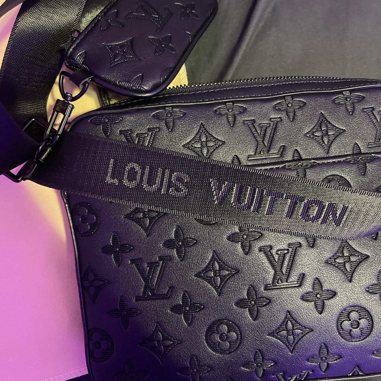 Black Lv messenger bag Brand new don’t really wear... Depop