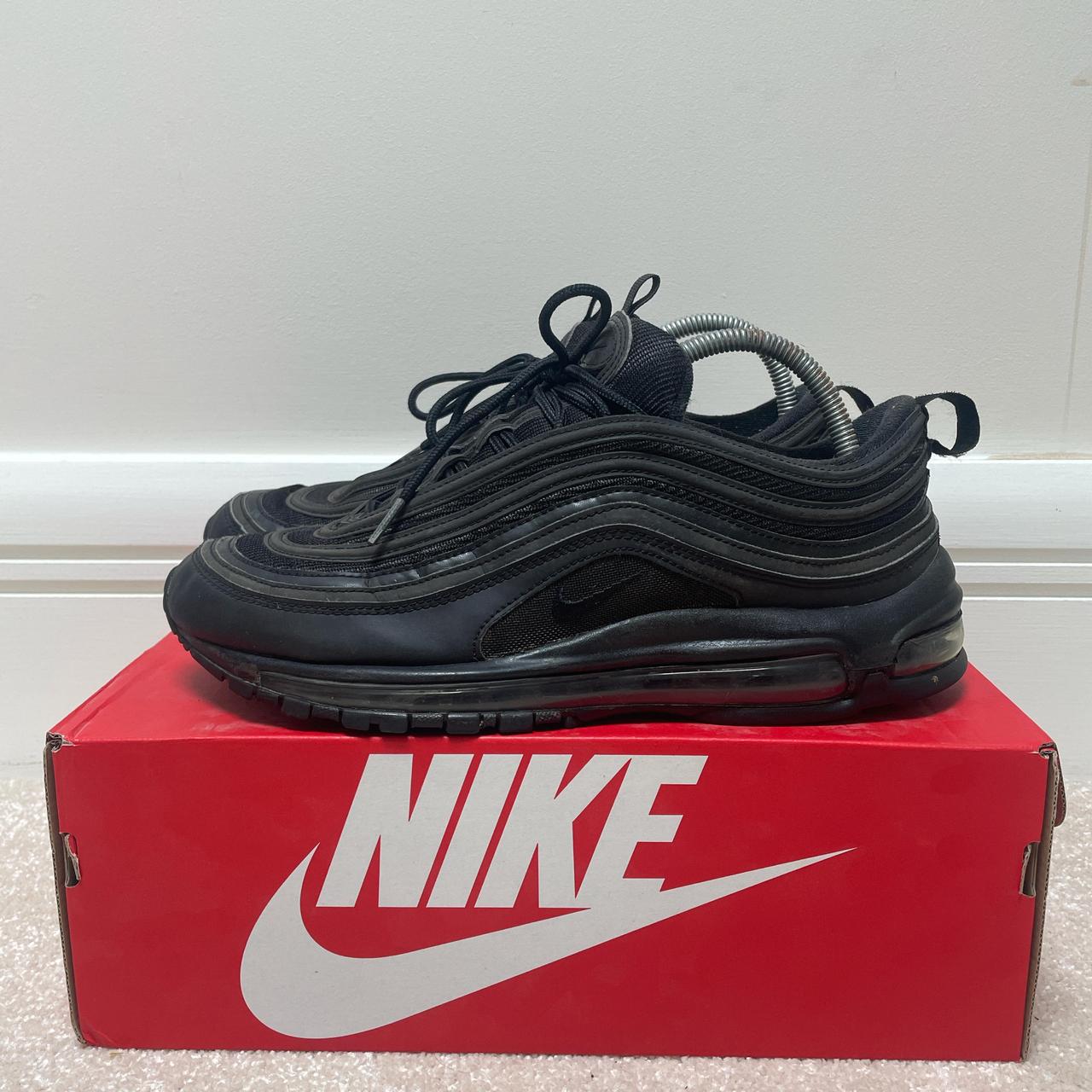 Black Nike Airmax 98s 8 10 condition RRP 140 Depop