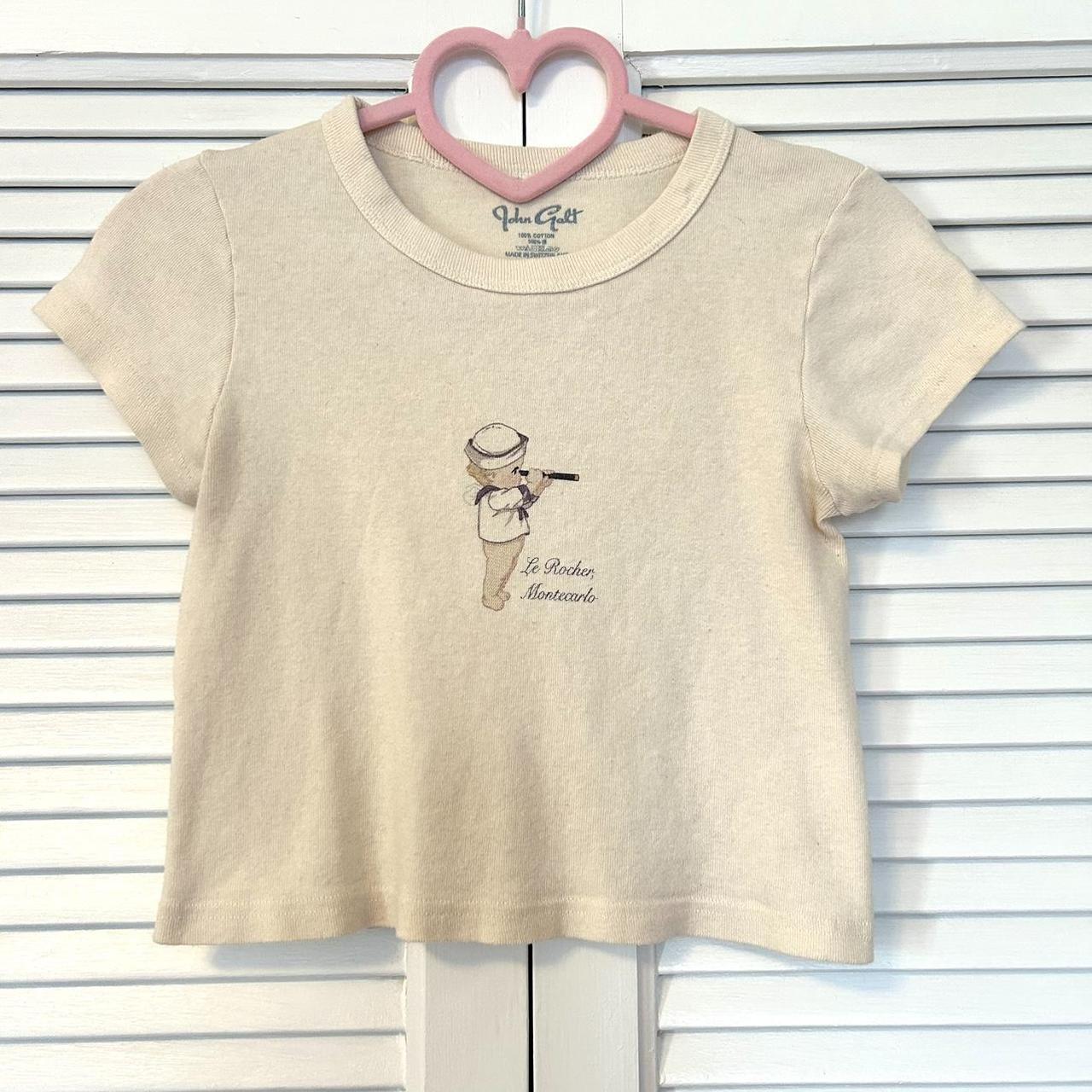 Rare Brandy Melville sailor kewpie cherub baby tee!... Depop