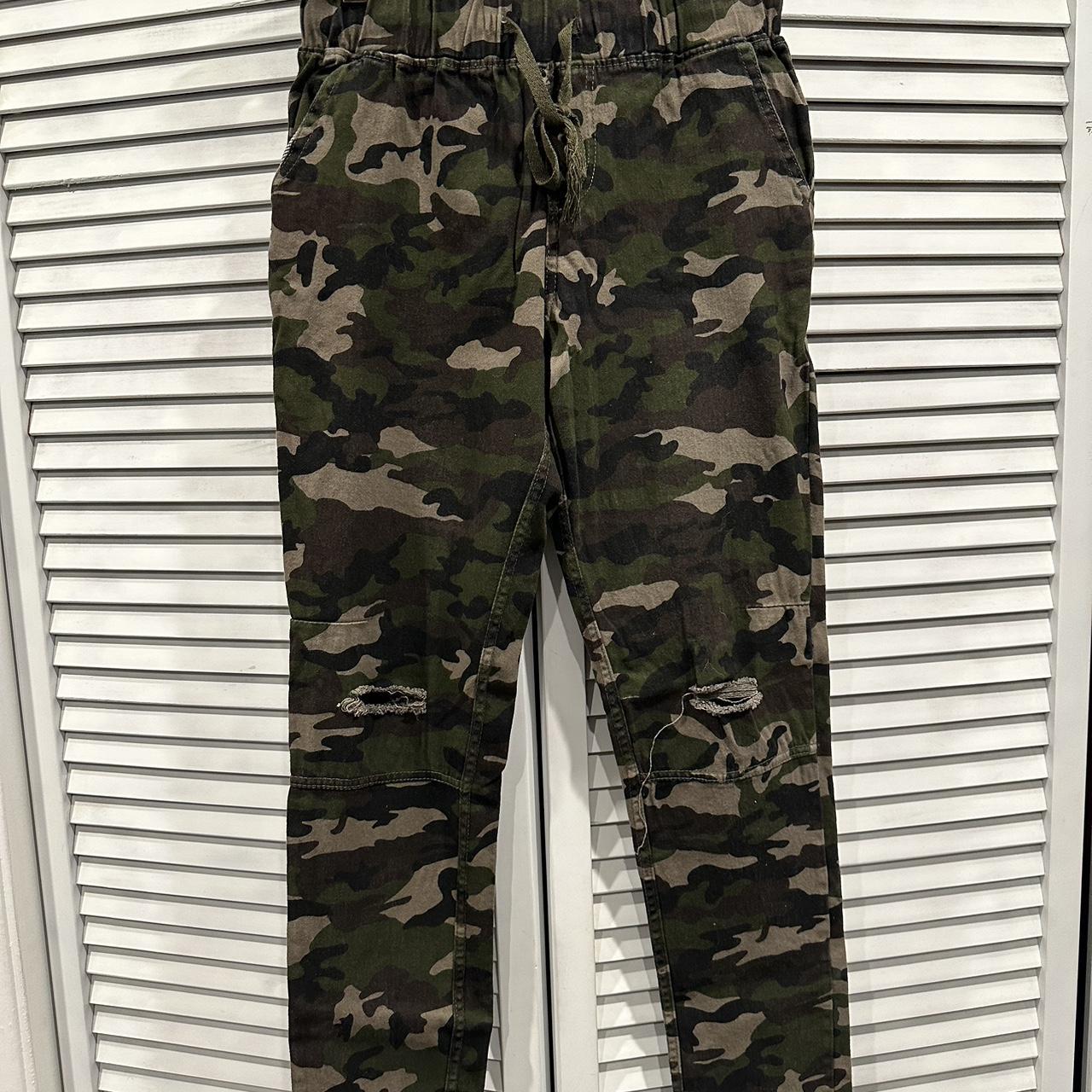 Men's Skinny Jeans Stretch Ripped Slim Fit Camouflage Denim Pants  S/M/L/XL/XXL - Walmart.com
