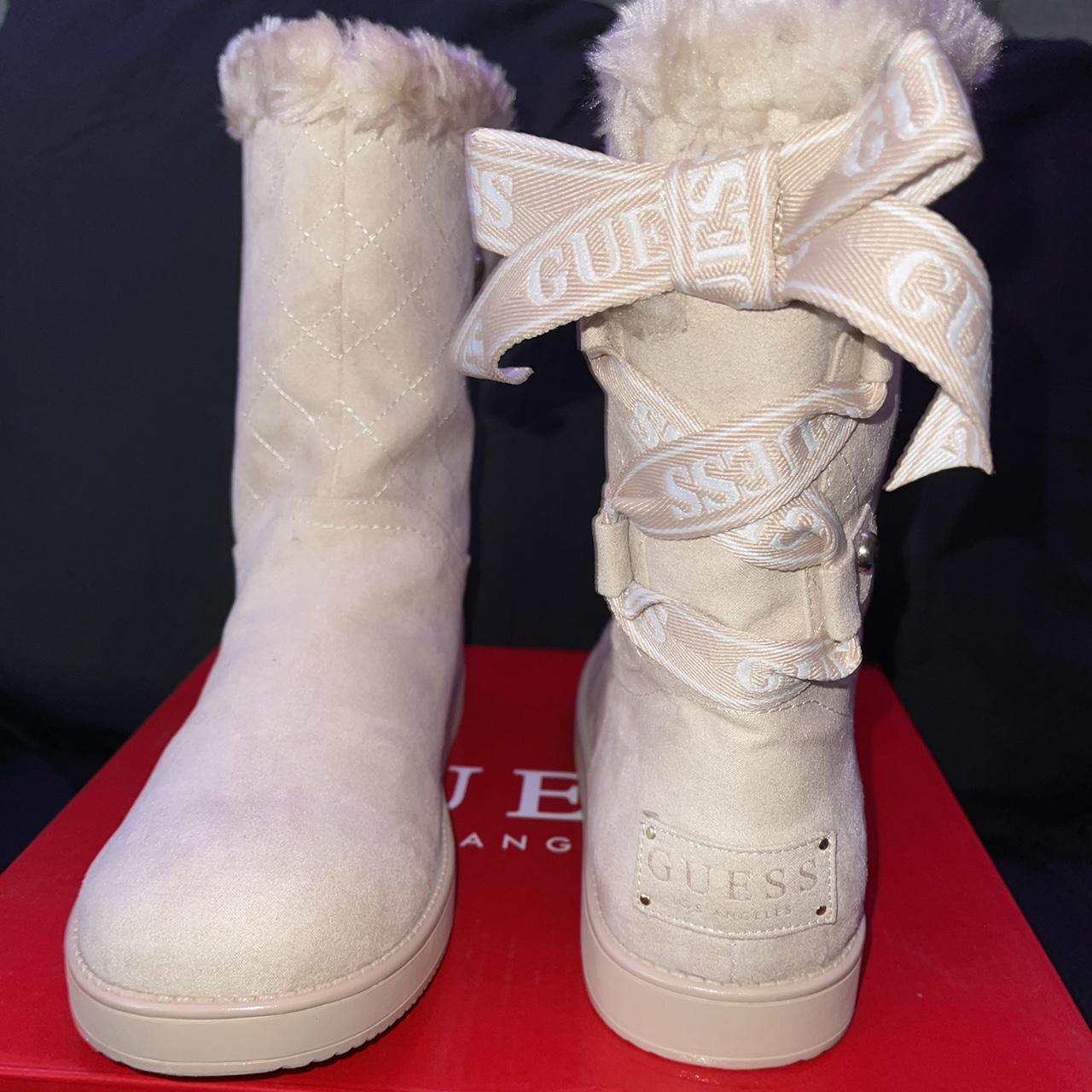 guess boots white