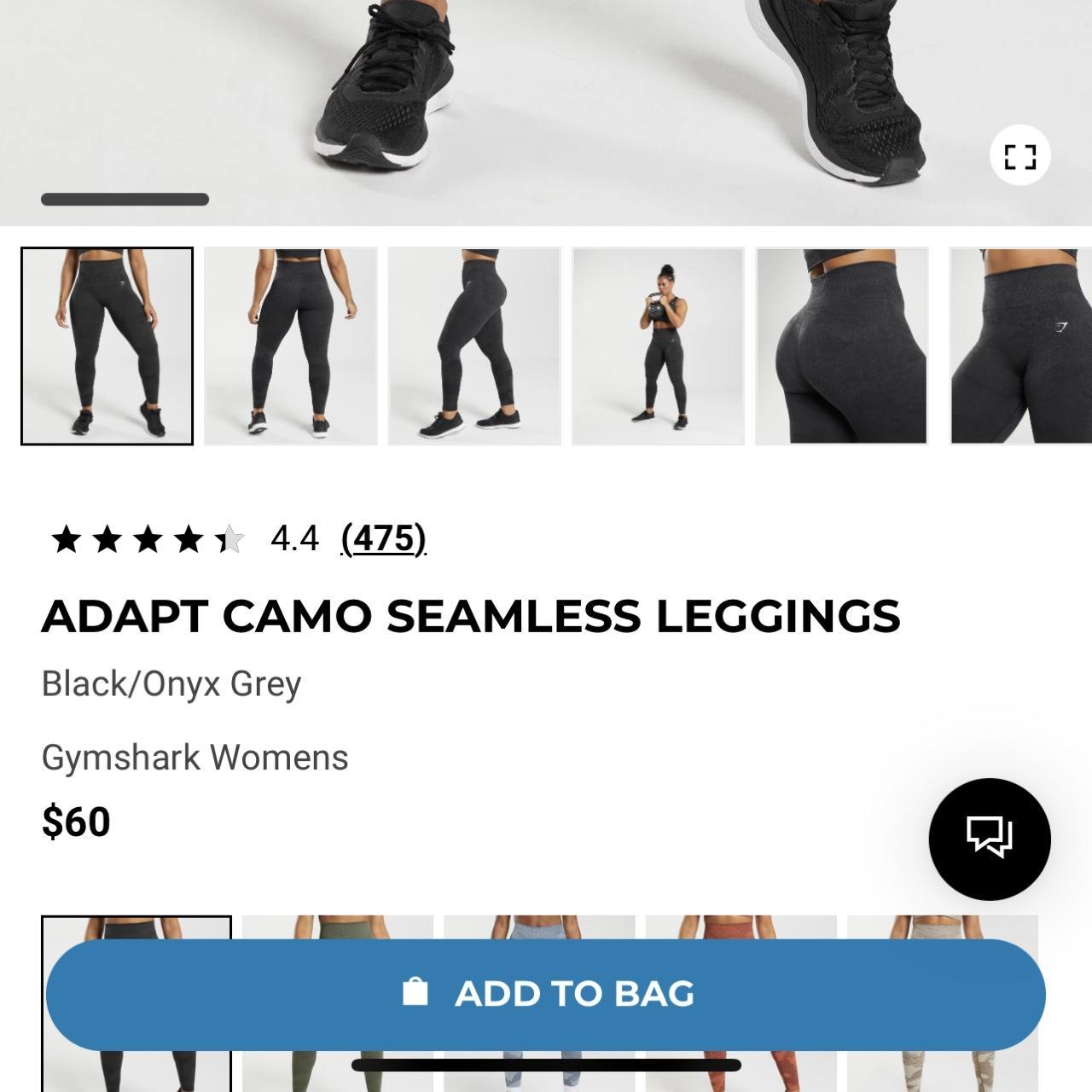 Gymshark Black Adapt Camo Seamless Leggings - High - Depop