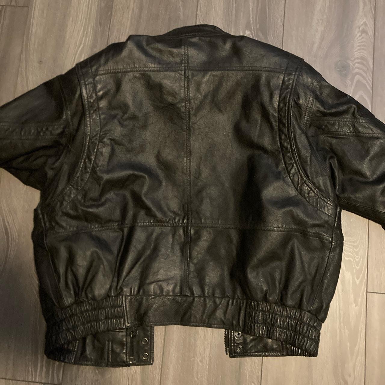 Insane vintage leather jacket(Cosa Nova) Size... - Depop