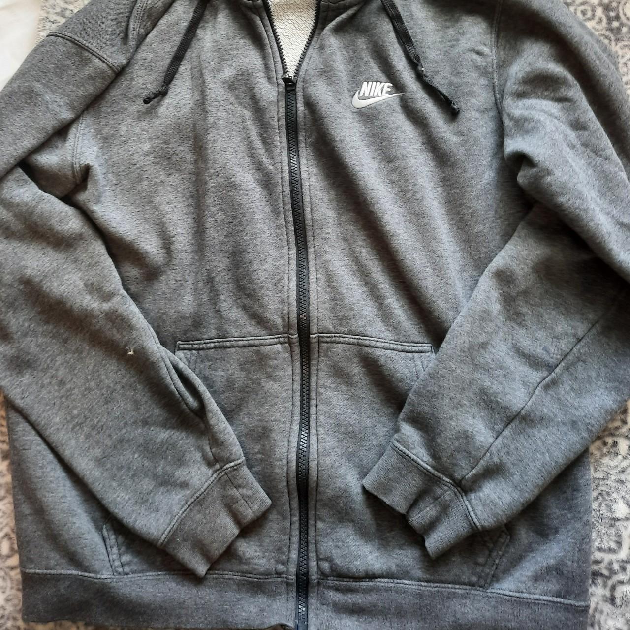 black and grey nike jacket
