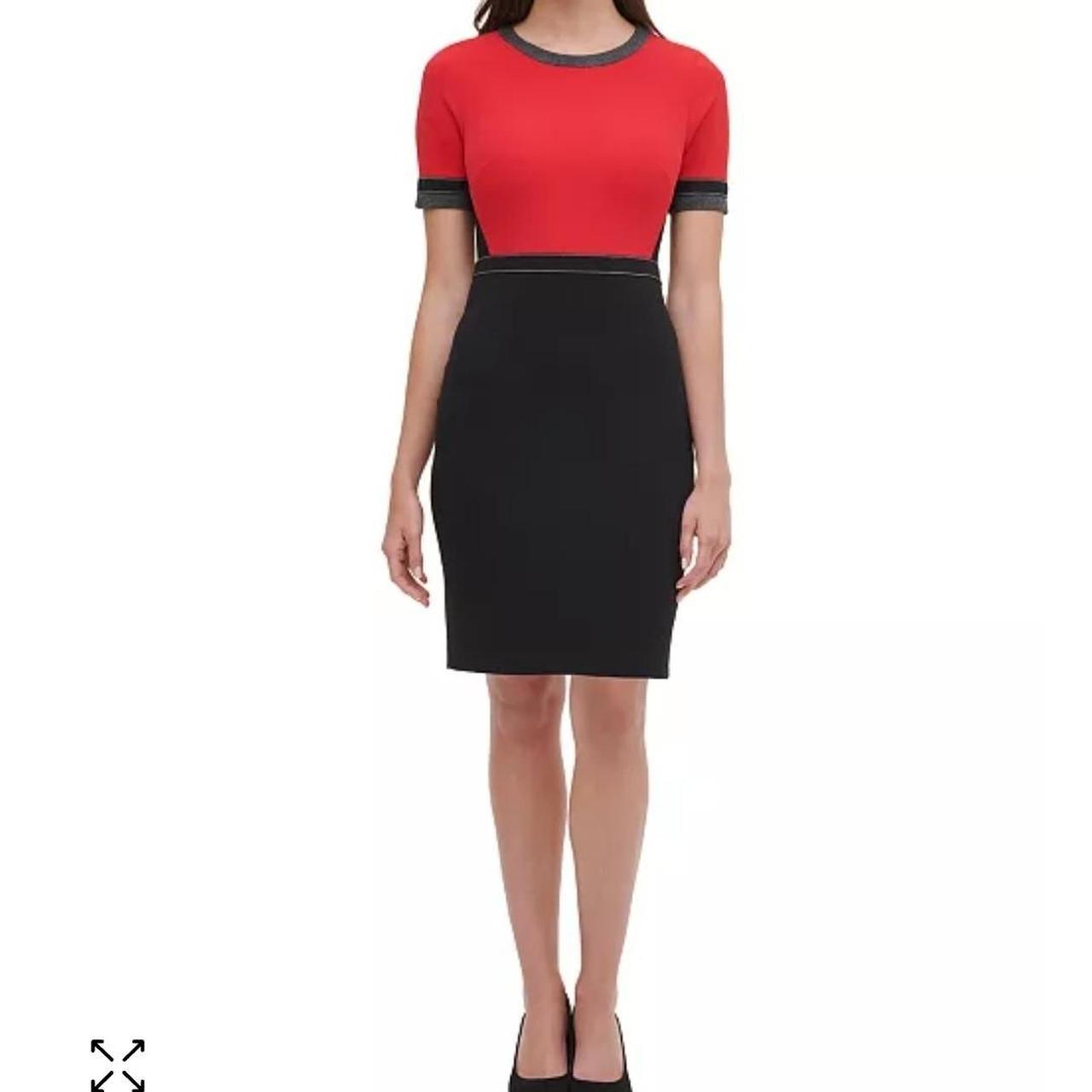 Tommy hilfiger clearance colorblock sheath dress