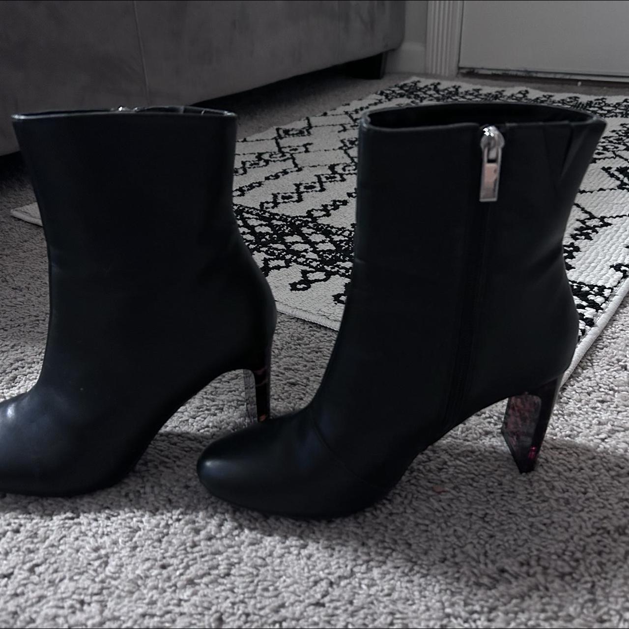 Target black best sale heel boots