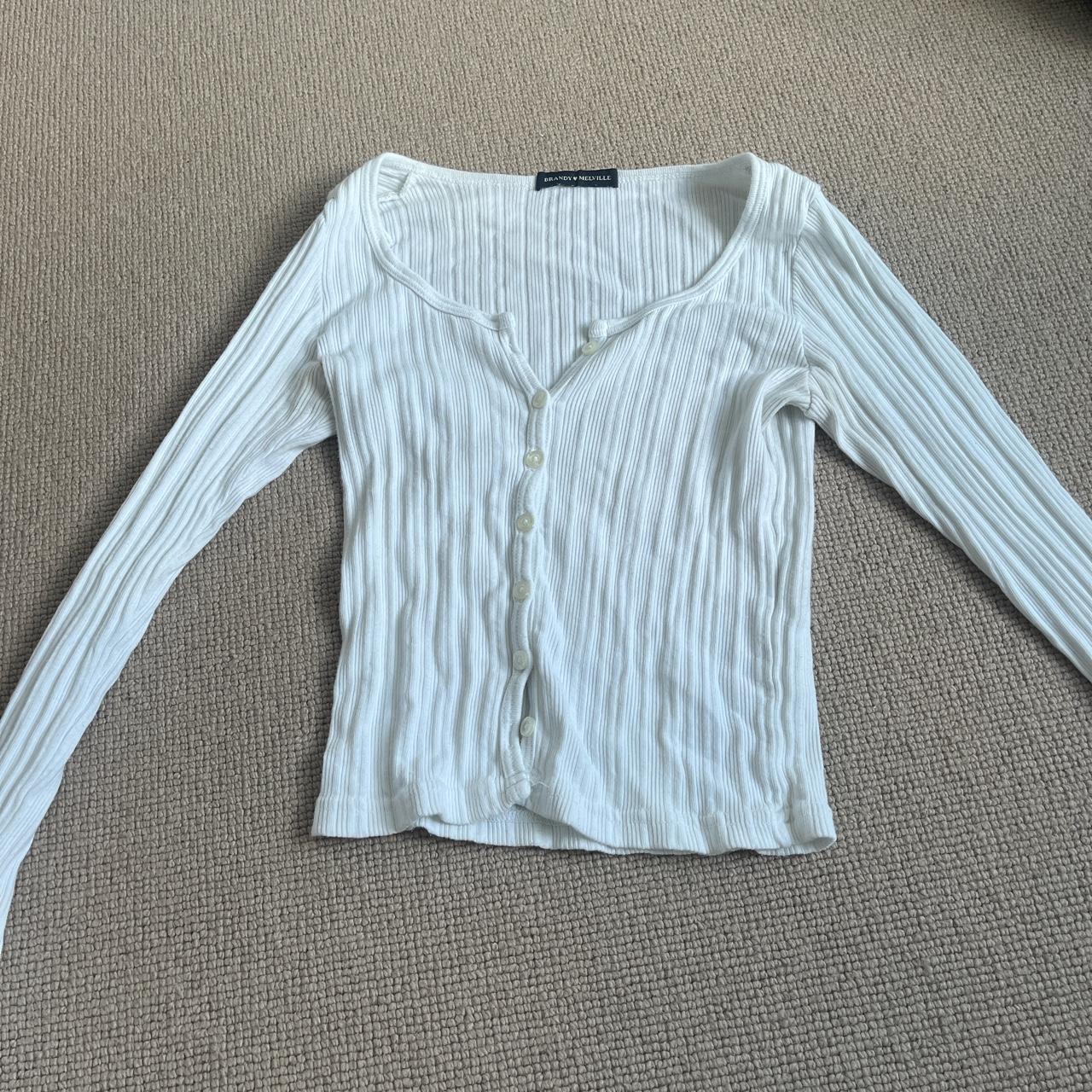 Brandy melville long sleeved top. Very comfy and... - Depop