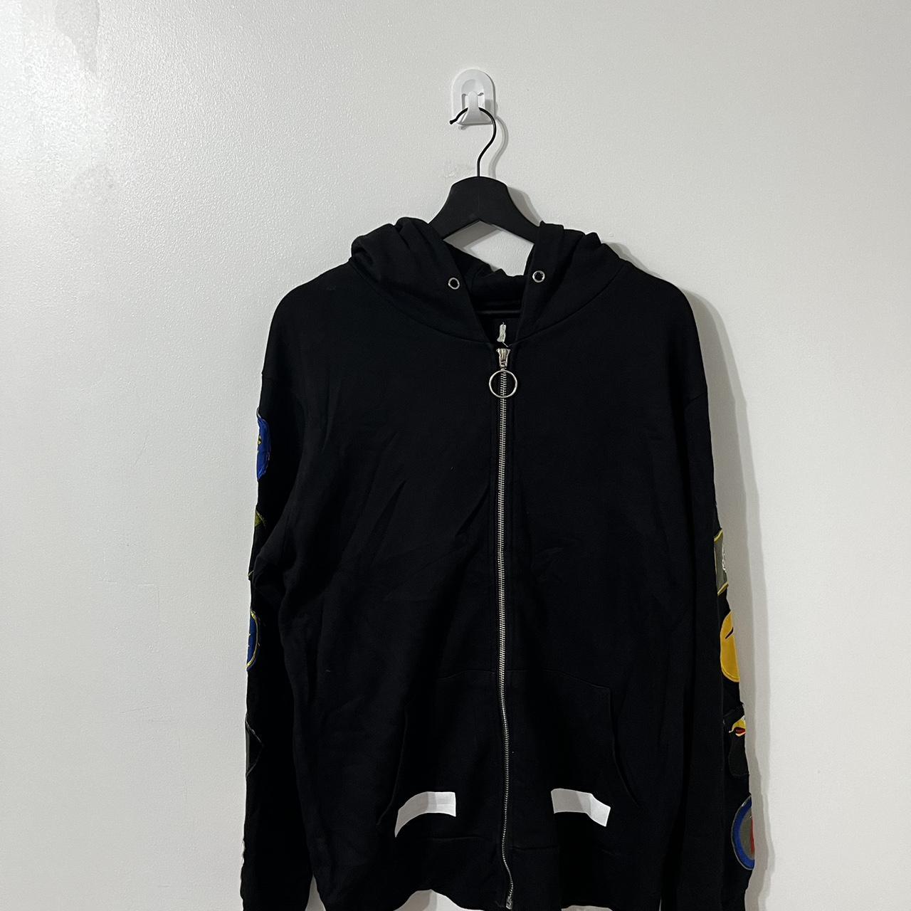 Off white clearance patches hoodie