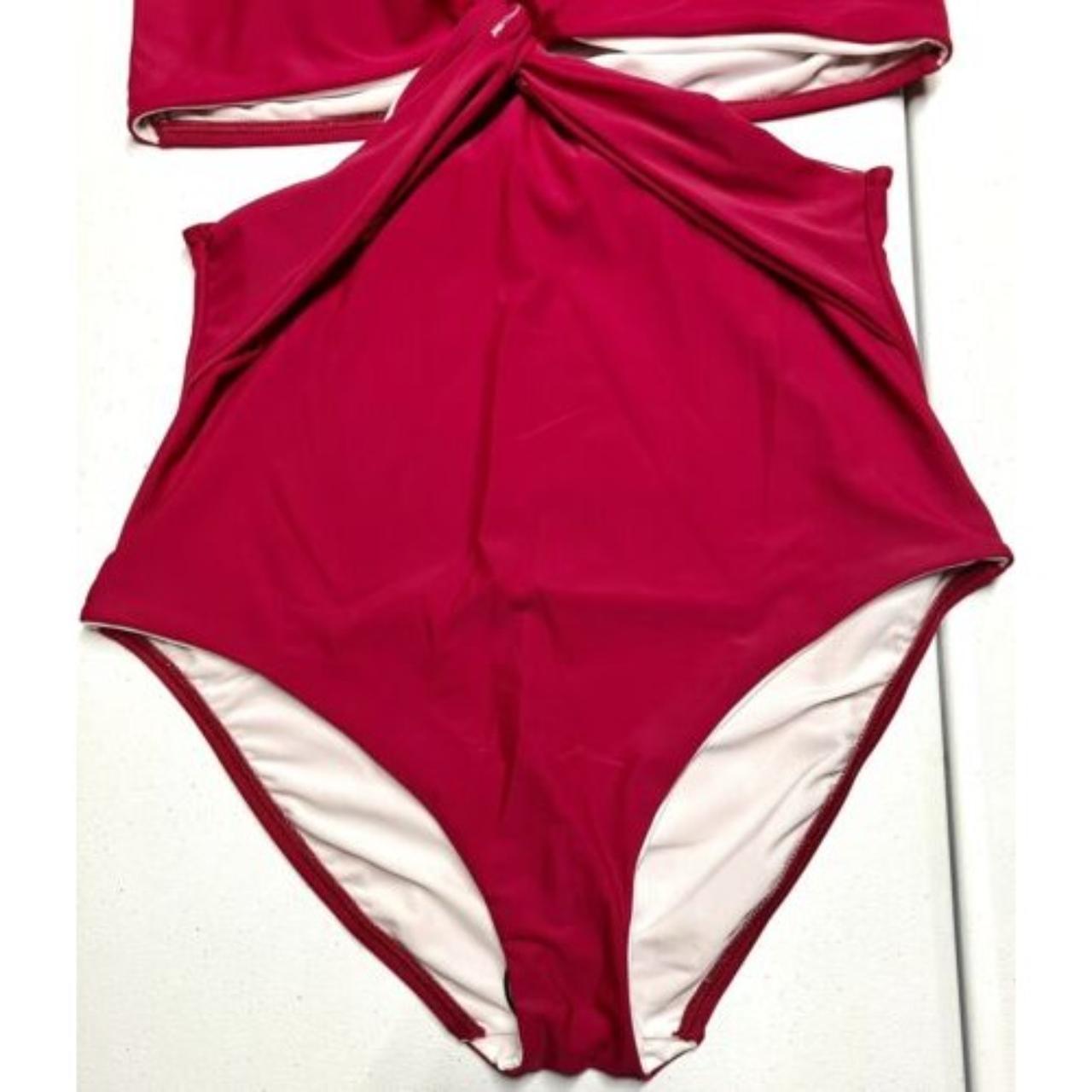 Ann Taylor Loft Beach Women s Swimsuit Red Size 12