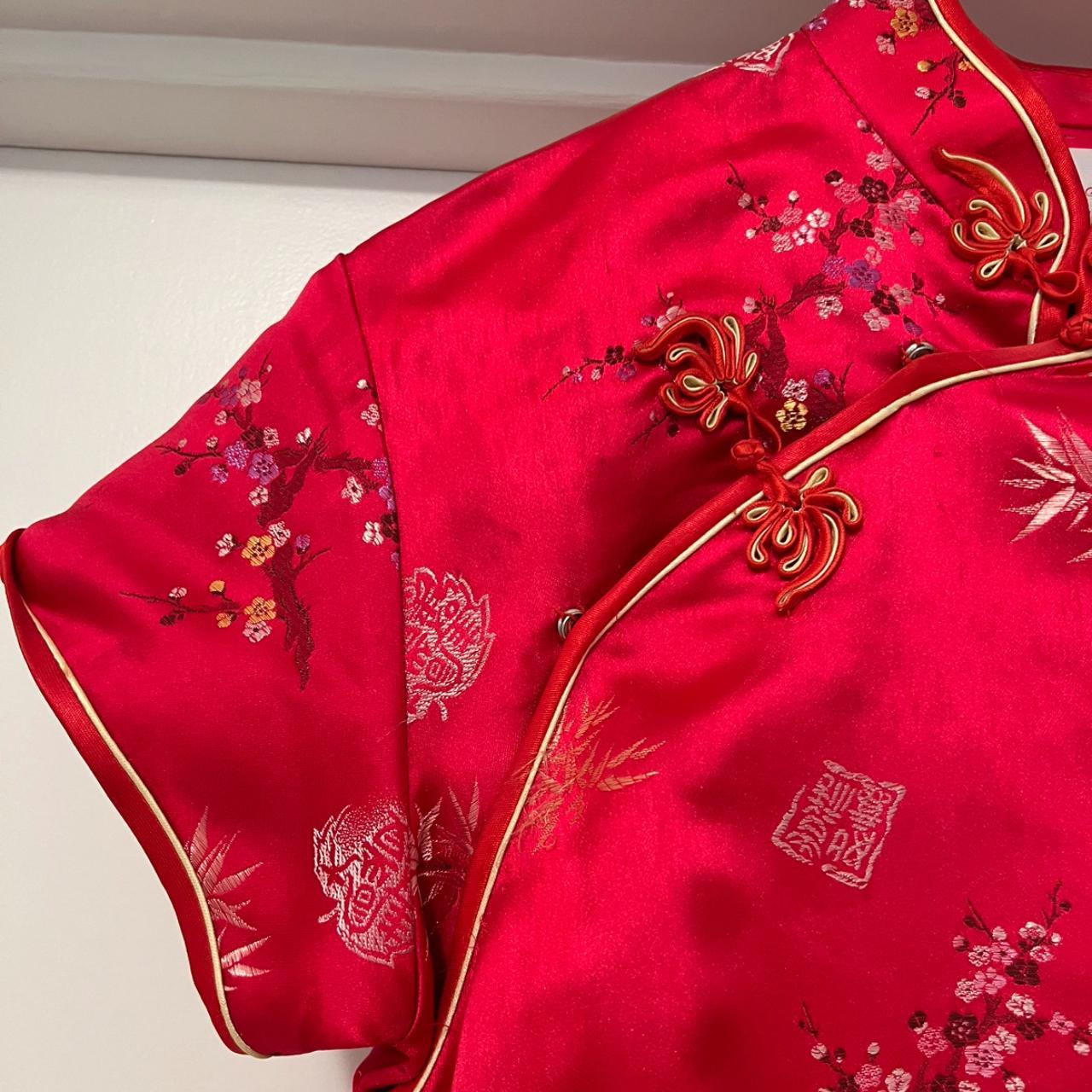 Traditional Chinese Cheongsam Dress Full length, in... - Depop