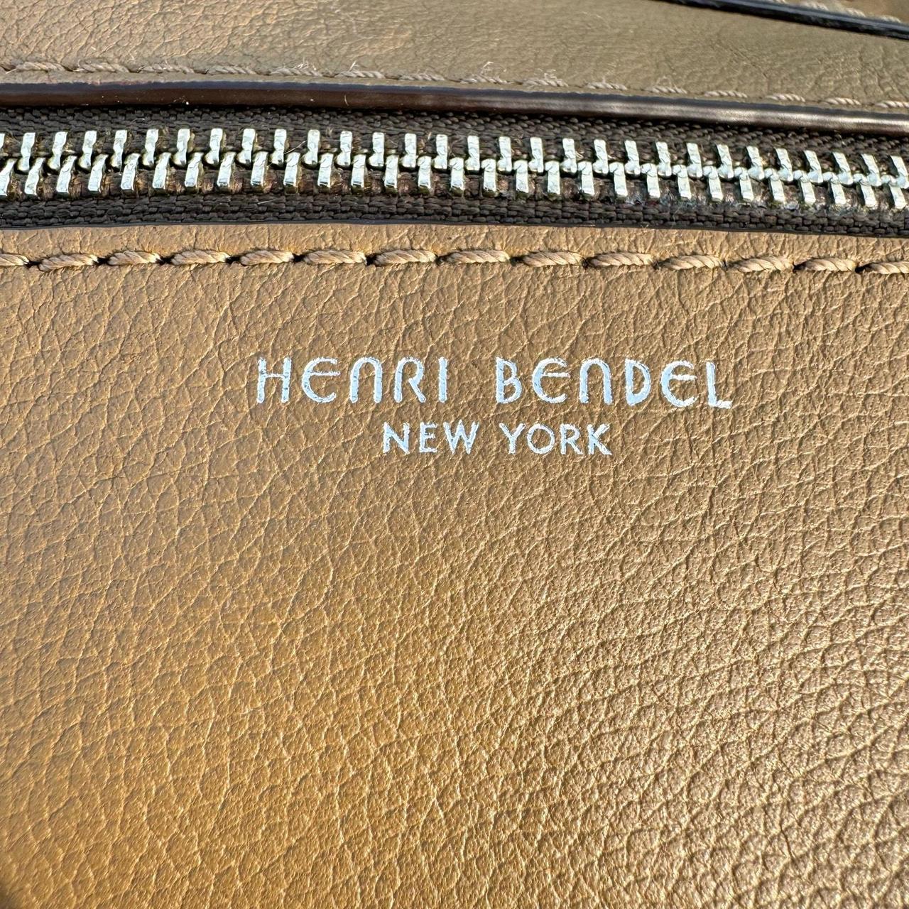 Henri Bendel Large Satin Chain Bag with NY City Scene