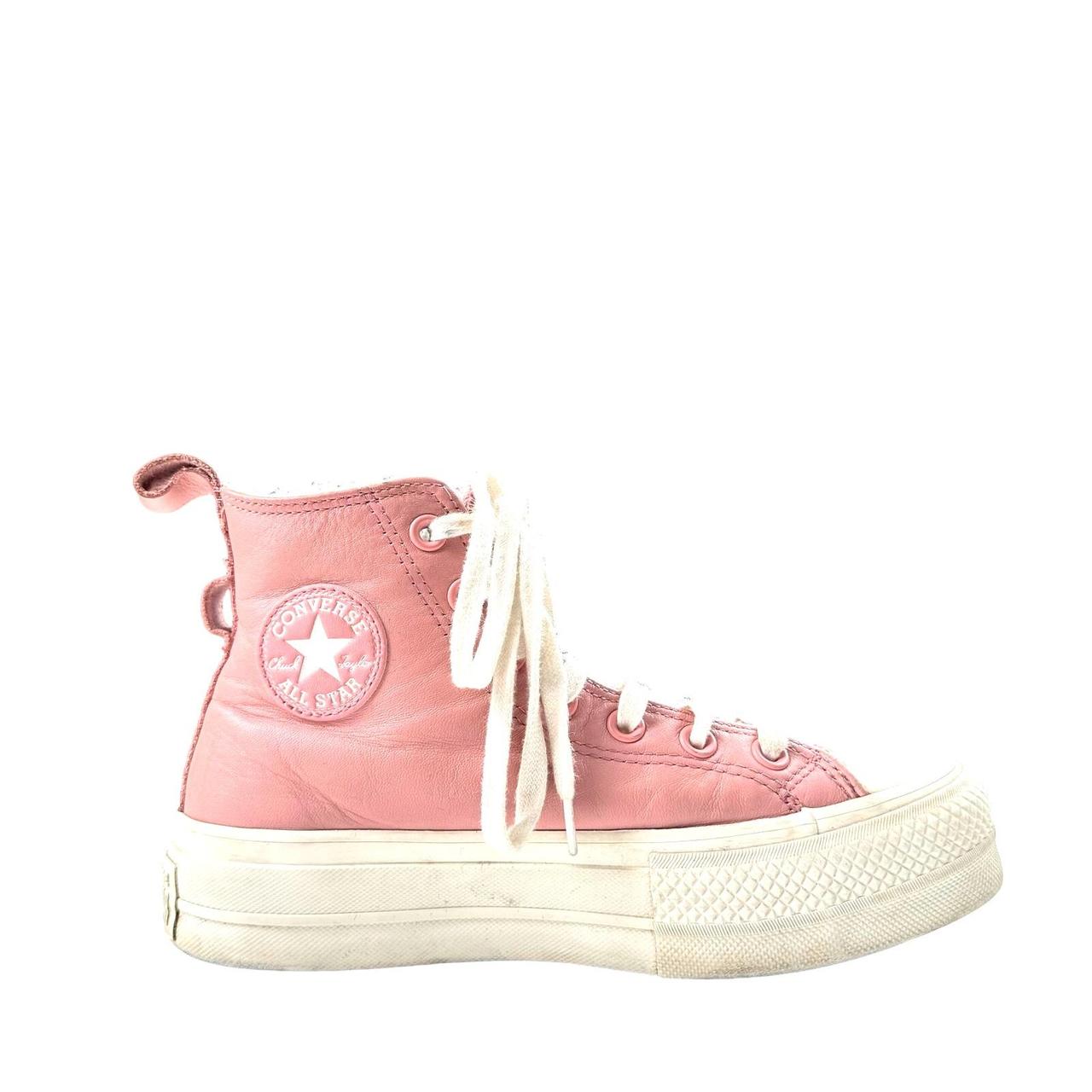 Converse Chuck Taylor All Star Baby Pink Leather. Depop